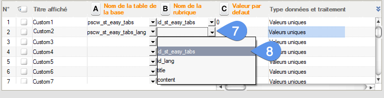 Custom fields, tuto 3 - image 10 - Adding id_easy_tabs in the translations table for join between the 2 perso tables